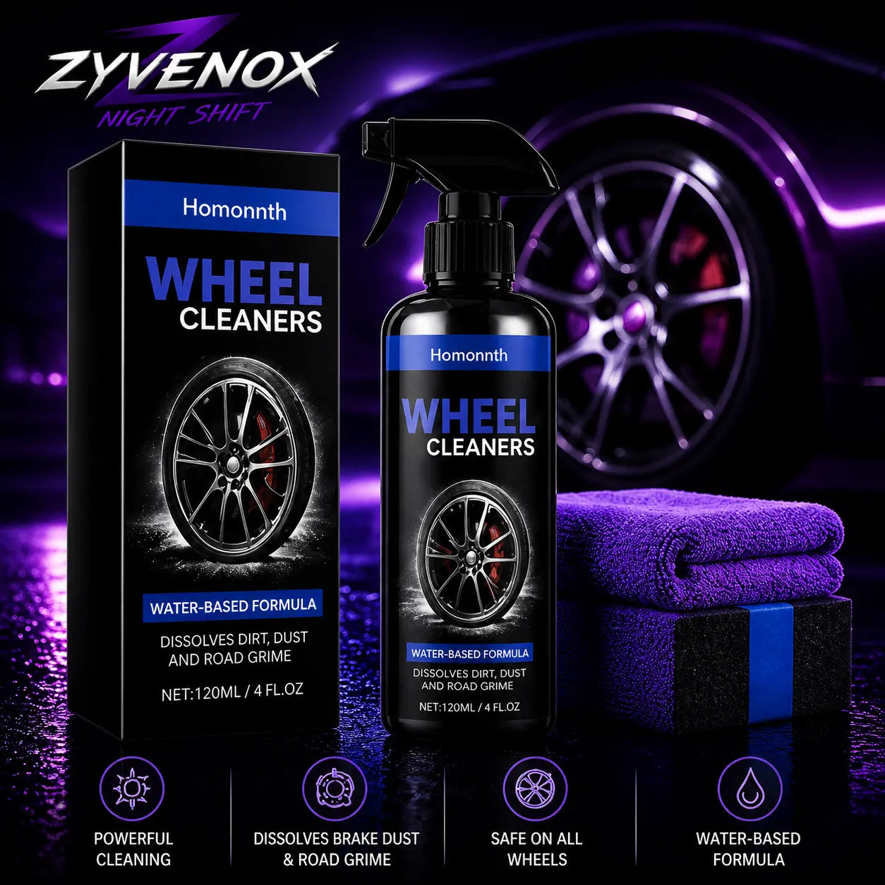 Zyvenox NightShift Wheel Cleaner Zyvenox NightShift