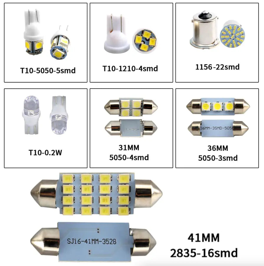 Zyvenox Nightshift LED Interior Lights 28pcs Zyvenox NightShift